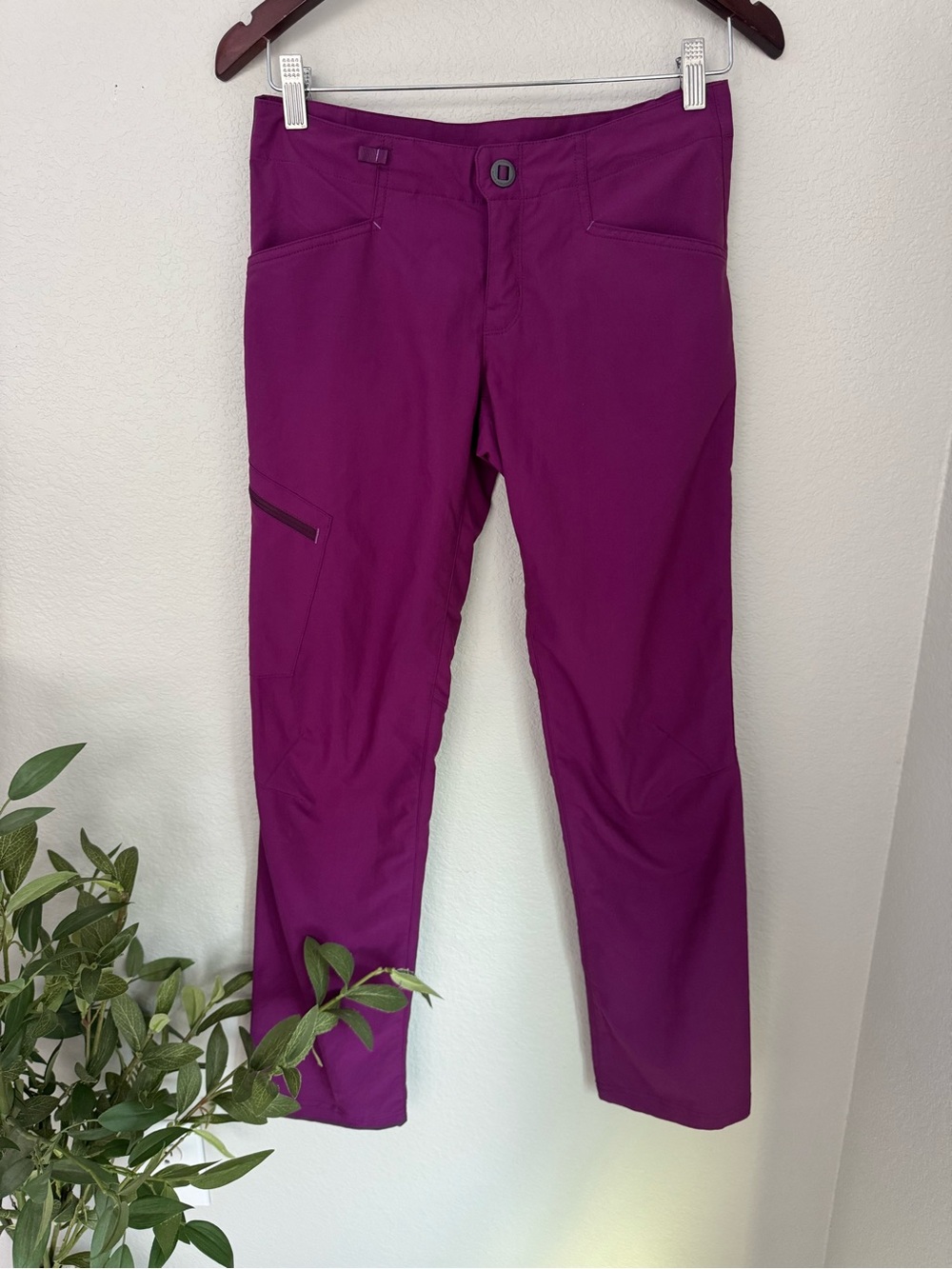 Patagonia RPS Rock Pants Size 2 Purple Hiking Climbing Outdoor